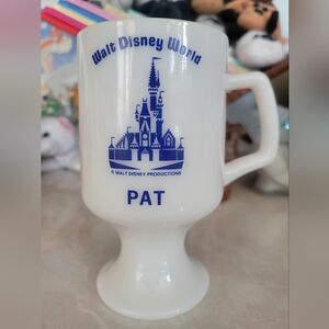Walt Disney World White Mug with Blue Castle Design